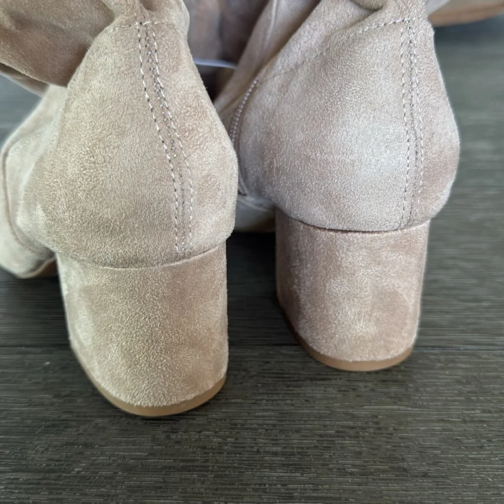 A New Day Women's Greta Tall Dress Boots - Beige size 6 - Picture 7 of 8